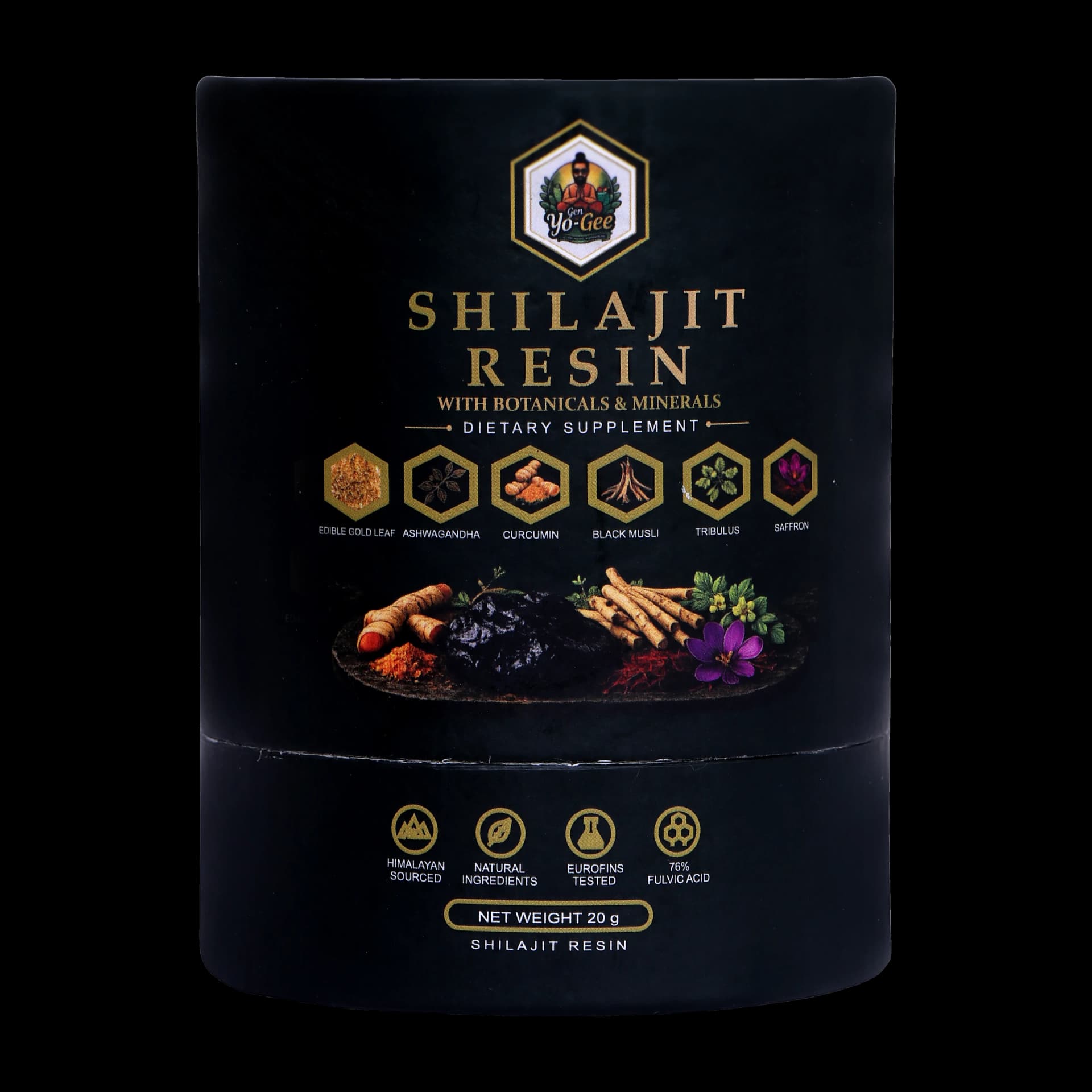 5 Herbs Shilajit Resin — Resin · jar